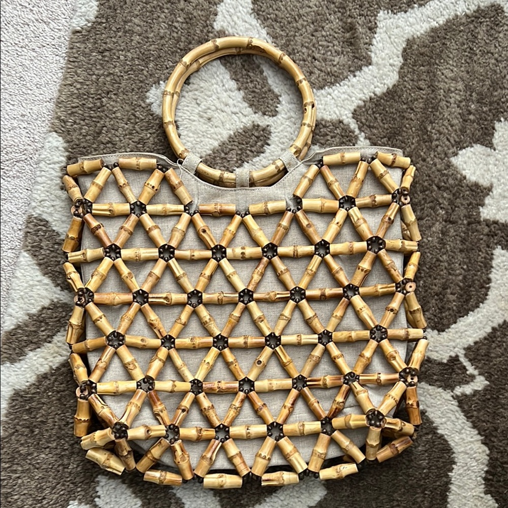 The limited Handcrafted Bamboo Tote Bag